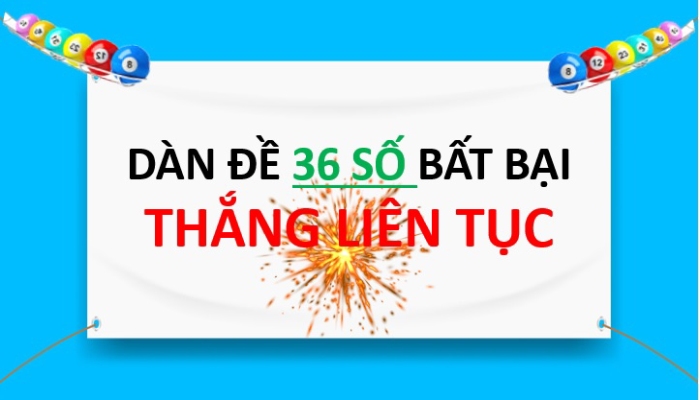 Dàn đề 36 số